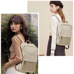 New Simple Large Capacity Backpack Women Travel Business Teacher Backpack Laptop Shoulder Bag Girl School Student Backpack Purse