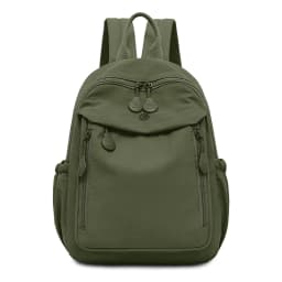 Women Multi-Color Lightweight Casual Backpack Trendy Daypack Shoulder Bag Schoolbag for Everyday Commute Travel Essential Purse
