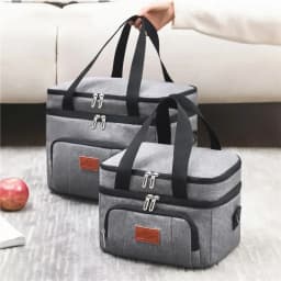 Thickened Freezer Bag High-Quality Insulated Lunch Bag Tactical Ice Bag Portable For Traveling Hiking Beach Trips