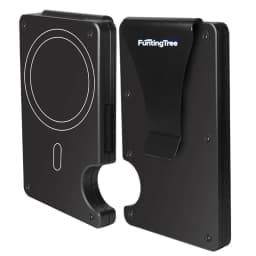 Compatible with MagSafe Wallet, Slim Wallet for Men with Money Clip, Rfid Blocking Metal Card Holder, Minimalist Magnetic Wallet