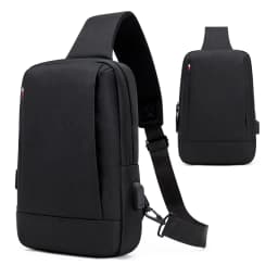 Sling Bag Crossbody Bags Men with USB Charging Port Small Messenger Bag Cross Body Shoulder Bag Sling Backpack Women