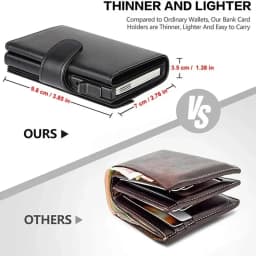 RFID Blocking Microfiber Genuine Leather Men Wallets Fashion Trifold Card Holder Money Bag Smart Slim Thin Coin Pocket Purse