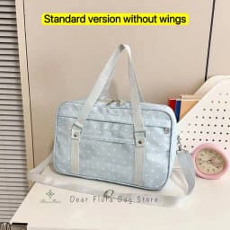 Y2K Anime Convention Polka Dot Ita Shoulder Bag 2D Crossbody Bag Cute Girl Transparent Bag Otaku DIY Comic Display Messenger Bag