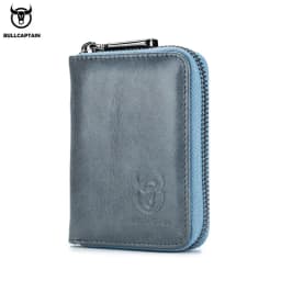 BULLCAPTAIN Real Pickup Card Bag with RFID Function Men's Card Holder Credit Card Business Card ID Card Holder Fashion Card Bag