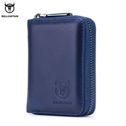 BULLCAPTAIN Real Pickup Card Bag with RFID Function Men's Card Holder Credit Card Business Card ID Card Holder Fashion Card Bag