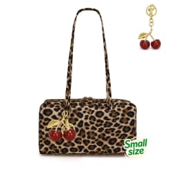 Polka Dot Leopard Print Nylon Shoulder Bag with Pendant Korean Tote Bag Women Casual Boston Bowling Bag Large Capacity Travel