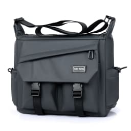 Fashionable Men's Shoulder Bag Multi Layer Mailman Bag Business Travel Crossbody Bag Suitable for Daily Commuting Business