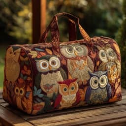 Quilted Duffle Bag Large Capacity 3D Quilting Craft Travel Duffel Bag Tote Bags Short-distance Handbag