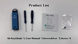 Built-in AirTag Chips, Holds 2-3 Keys, Car Key Chains with GPS Tracker, Key Finder, Key Holder for Men and Women, (iOS Only)