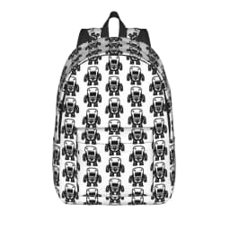Meme Domo Kun Teenage Backpack Durable Student Hiking Travel Anime Doll Daypack for Men Women Laptop Canvas Bags