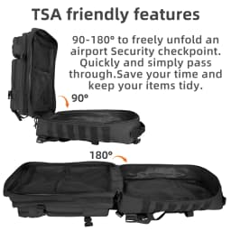 50L/32L Military Tactical Backpack, Large Assault Pack for Camping Hiking with MOLLE, Durable Daypack Rucksack for Men Travel Work