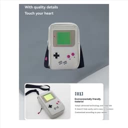 DIGIT-EVA Gamepad Shaped Small Messenger Bag Casual Daily Shoulder Bag For Game Fans