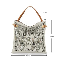 Korean Version of The New Bag, The Main Push Is The Classic Women's Handheld Cloth Bag, Large-capacity Book Bag, Shoulder Bag.