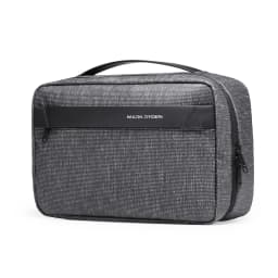 MARK RYDEN Travel Toiletry Bag with Hook, Water Repellent PU Oxford Dopp Kit with Multi-compartment for Men Women