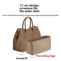 Bag organizer insert for Garden Party 30 36 nylon storage durable bag support storage inner modification bag accessories