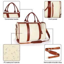 New Foldable Handbag Women's Travel Clothes Totes Large Capacity Luggage Handbag Sport Outdoor Fitness Multi Function Organizer