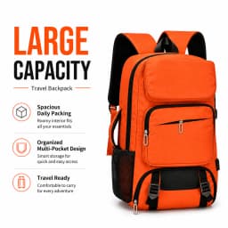 Large Capacity Men's Travel Backpack with Separate Shoe Compartment and Multiple Pockets for Organizing Laptops, a Spacious Backpack Suitable for Business Trips, Vacations, and Daily Commuting