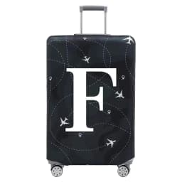 Stretch Fabric Luggage Protective Cover Dust Cover Anti-Scratch Suitcase Suit for 18-32 Inch Bag White Letter Travel Accessories