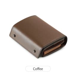 Simple Men's Short Wallet Stylish Business Tri-Fold Credit Card Holder Multi-Functional PU Leather Portable Handbag/Coin Purse