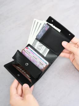 Simple Men's Short Wallet Stylish Business Tri-Fold Credit Card Holder Multi-Functional PU Leather Portable Handbag/Coin Purse