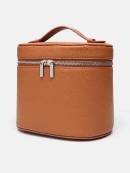 Light luxury, simple and portable handheld storage bag, large capacity makeup storage bag