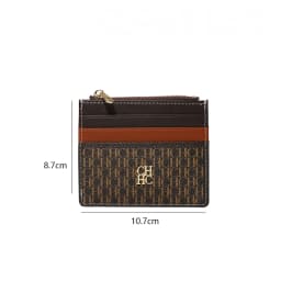 CH Women's Wallet Exquisite Compact Convenient Decoration Durable Elegant Brand Design Sense Letter Decoration Zipper