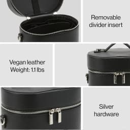 Customized Name PU Leather Cosmetic Bag: Simple, Portable, Crossbody, Hand-Carry, Large Capacity for Travel