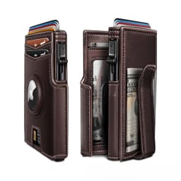 Men's Short Bifold Aluminum Case Wallet, Multi Card Slot Credit Card Holder, Durable Metal Wallet Ideal for Business & Daily Use