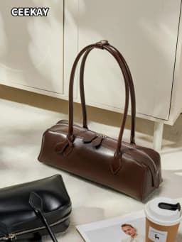 2026 Korean Luxury Bag Vintage Long Shoulder Bag Handbags Ladies Underarm Bag Shopping Bag Genuine Leather Bag Woman Hand Bag
