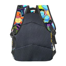 Neon Vibe Pokemon Characters Print Backpack Lightweight School Bag for Outdoor Travel Daypack