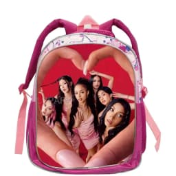 Custom 3D Printing Katseye Backpack for Girls Boys Cartoon Kindergarten Schoolbag Bookbag Casual Backpack 12inch