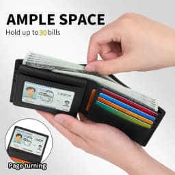 Men's Wallet 2025 New Arrival Genuine Leather Large Capacity Wallet Card Holder Integrated Ultra-Thin Wallet
