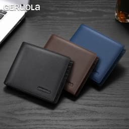 Men's Wallet 2025 New Arrival Genuine Leather Large Capacity Wallet Card Holder Integrated Ultra-Thin Wallet