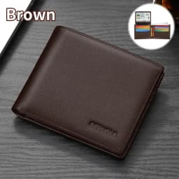 Men's Wallet 2025 New Arrival Genuine Leather Large Capacity Wallet Card Holder Integrated Ultra-Thin Wallet