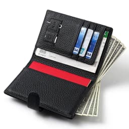 Luxury Genuine Leather Passport Holder Cover Travel Wallet RFID Blocking Card Bag Ticket Holder Travel Accessories for Women Man