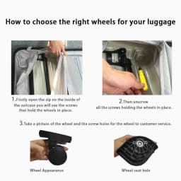 American Traveler 85A Suitcase Accessories Replacement Universal Wheel Suitcase Wheel JX9054 Suitcase Wear-resistant Roller
