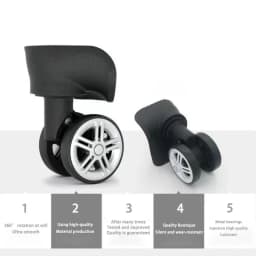 American Traveler 85A Suitcase Accessories Replacement Universal Wheel Suitcase Wheel JX9054 Suitcase Wear-resistant Roller