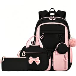 Children School Bags Set Girls Large Schoolbag Kawaii Primary School Backpack Kids Book Bag Waterproof Laptop Travel Rucksack