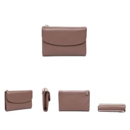 Women‘s Minimalist Short Wallet Classic Real Leather Magnet Flap Trifold Coin Purse Multi Slots Card Holder Portable Daily Use