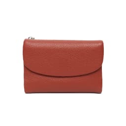 Women‘s Minimalist Short Wallet Classic Real Leather Magnet Flap Trifold Coin Purse Multi Slots Card Holder Portable Daily Use