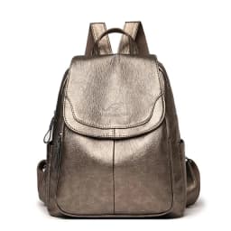 Genuine Women Backpack Leather Fashion Female Shoulder Bag Sac a Dos Ladies Bagpack Mochilas School Bags For Teenage Girls 2023