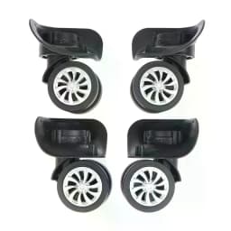 4Pcs Suitcase Luggage Universal 360 Degree Swivel Wheels Trolley Wheel Tools