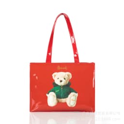 Cartoon Print PVC Waterproof Tote Bag for Women, Casual Portable Shoulder Handbag, Outdoor Shopping Commuting Daily Use Bag 