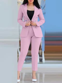 Blazer Women's Suits Elegant Pants Long Sleeved Coat Solid Color Fashion Versatile Casual Set Summer New 2023 Y2k Clothes