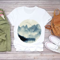 Dreamcatcher Dreamcatcher Crewneck Loose Fashion White T-shirt Women's Short-sleeved Tshirt Tops Oversized T Shirt Tee