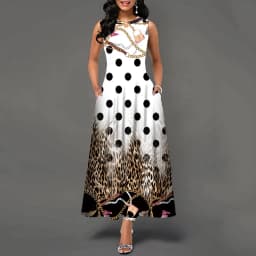 Women New Loose Floral Vintage Hole Ruffles Befree Big Large Dress Large Big Summer Camis Party Elegant Maxi Dresses