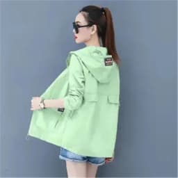 Loose Summer Sun Protection Clothing Women Thin Coat Anti-UV Breathable Outdoor Summer Jacket Female Tops Hooded 320