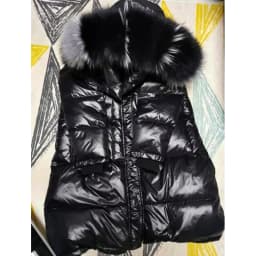 Maomaokong 2026 Women Winter Black Loose Long Down Jacket Real Fox Fur Collar Hooded Fashion Waterproof Female Extra Large Coat