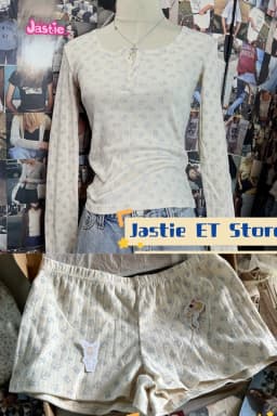 Chic Floral Print Cotton Shorts Women Summer Casual Elastic High Waist Eyelet Sweatshorts Woman Vintage Sweet Boho Shorts 2024