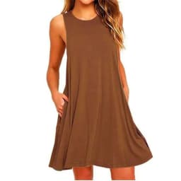 Women Black Blue Summer Dress 2025 Polyester Short Sleeve O-Neck Tops Casual Loose Dress Female Street White Dress Sexy Vestidos